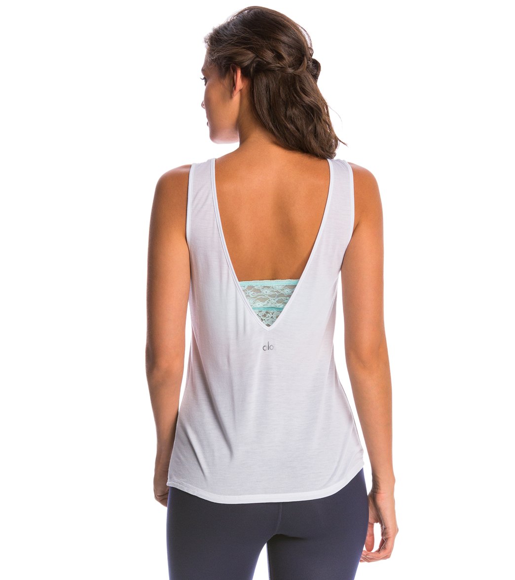 Alo Yoga Warm Up Yoga Tank at YogaOutlet Free Shipping