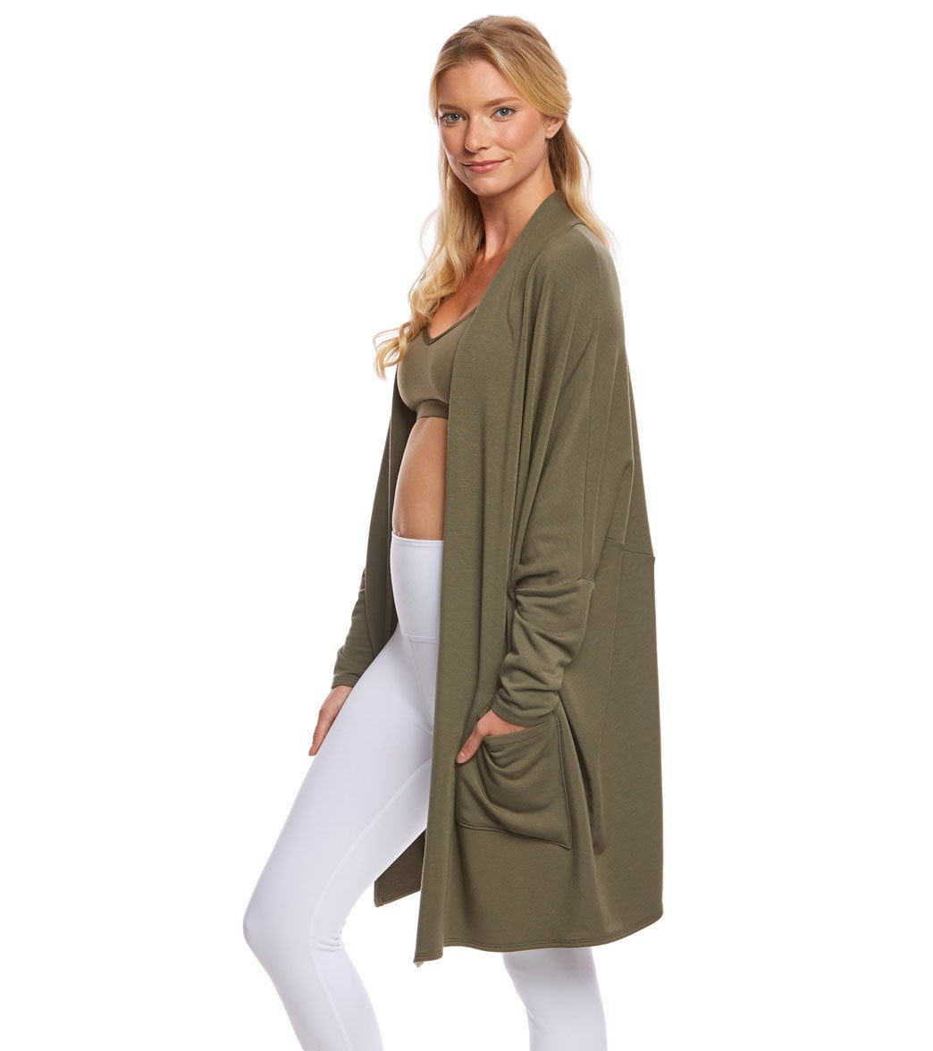 Beyond Yoga Easy Rider Origami Cardigan at EverydayYoga Free