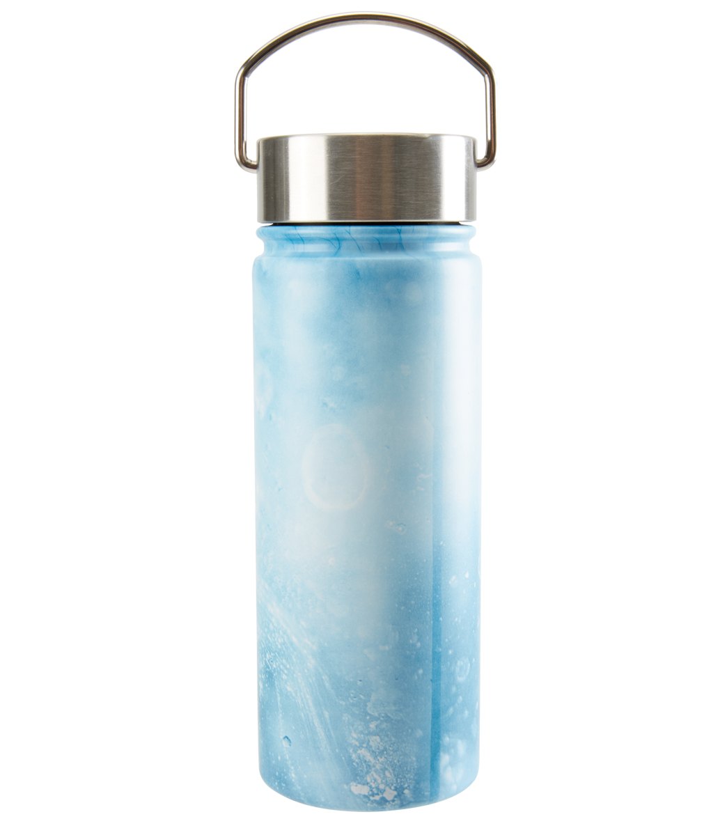 Jade Yoga Harmony Mat - Sky Blue & Iron Flask Wide Mouth Bottle