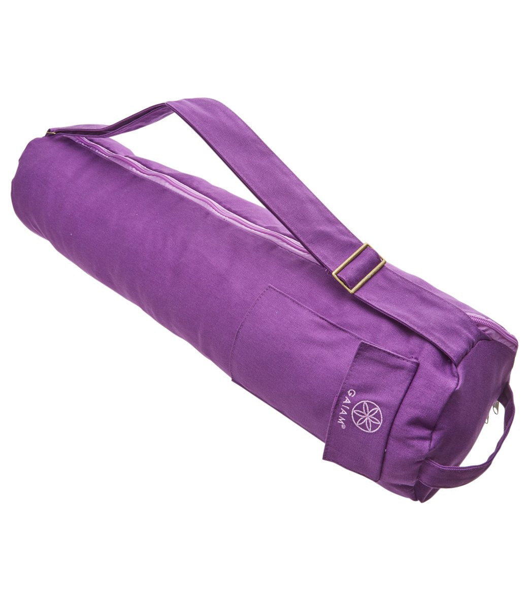 Gaiam Breathable Yoga Mat Bag  Yoga accessories, Yoga mat bag, Mat bag