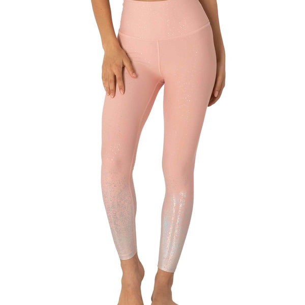Beyond Yoga Alloy Ombre High Waisted Midi Leggings Tinted Rose Holographic  Speckle SM (US 4-6) 25.5, Women -  Canada