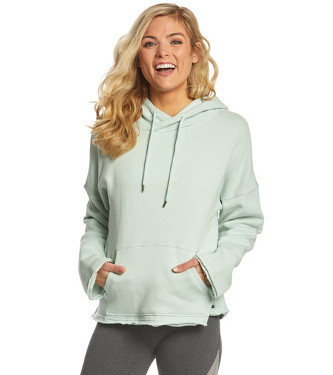 Everyday Yoga Diverse Solid Hi-Low Hooded Sweatshirt at YogaOutlet