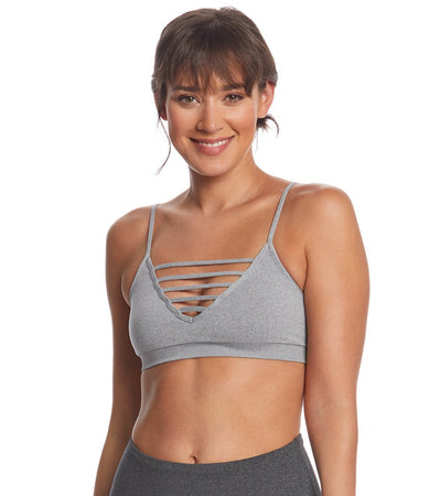 Spiritual Gangster Seemless Strappy Front Bra