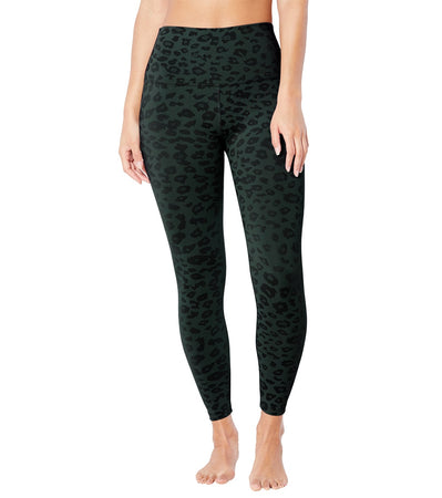 Beyond Yoga Leopard Print Black Gray Active Pants Size XL - 56% off