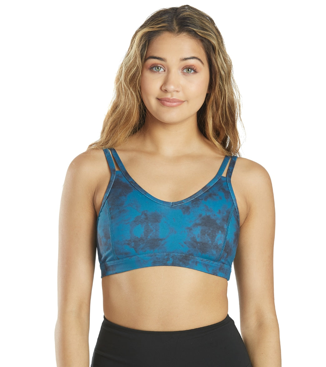 Everyday Yoga Delight Solid Racer Back Sports Bra at YogaOutlet