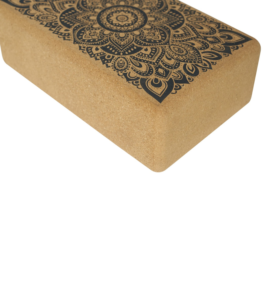 Yoga Design Lab Mandala Cork Yoga Block