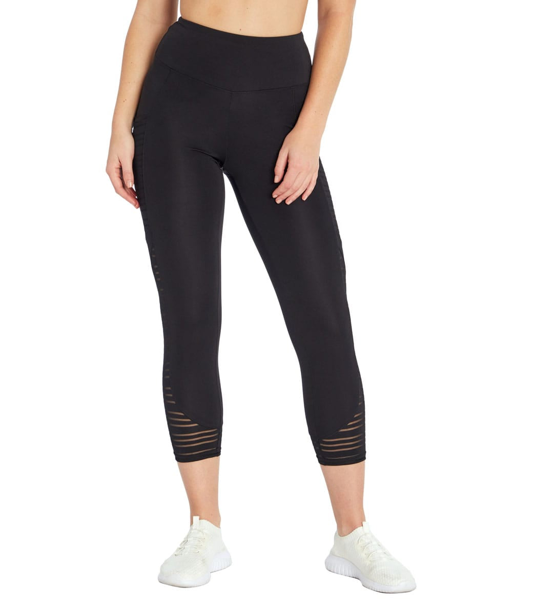 Balance Collection Printed Contender 22 High Waisted Yoga Capris