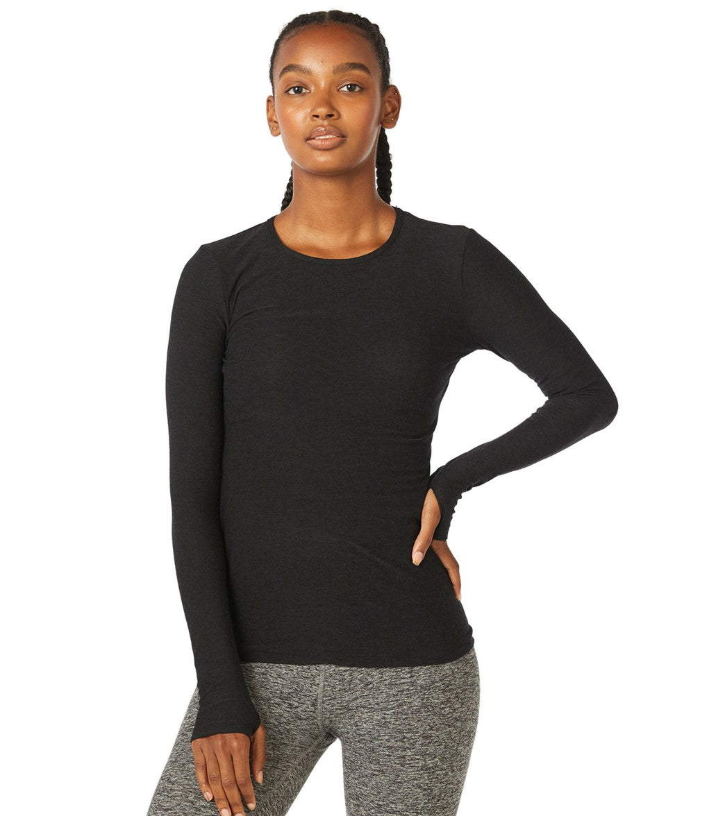 Beyond Yoga Featherweight Spacedye Classic Crew Pullover at