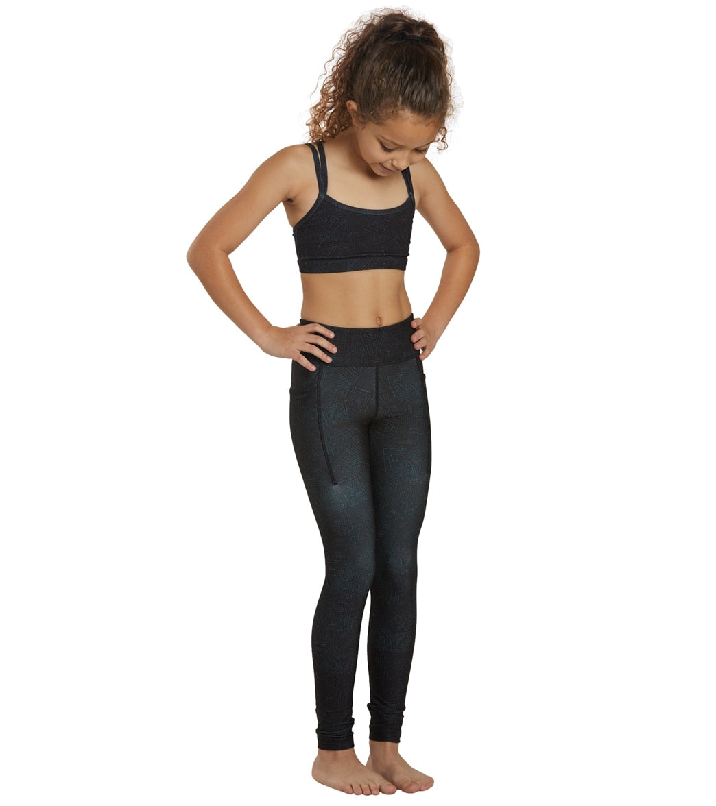 Buy Muscle Torque Gym/yoga High Waist With Mesh Tight With Sports Bra Set-  Blue & Grey Online