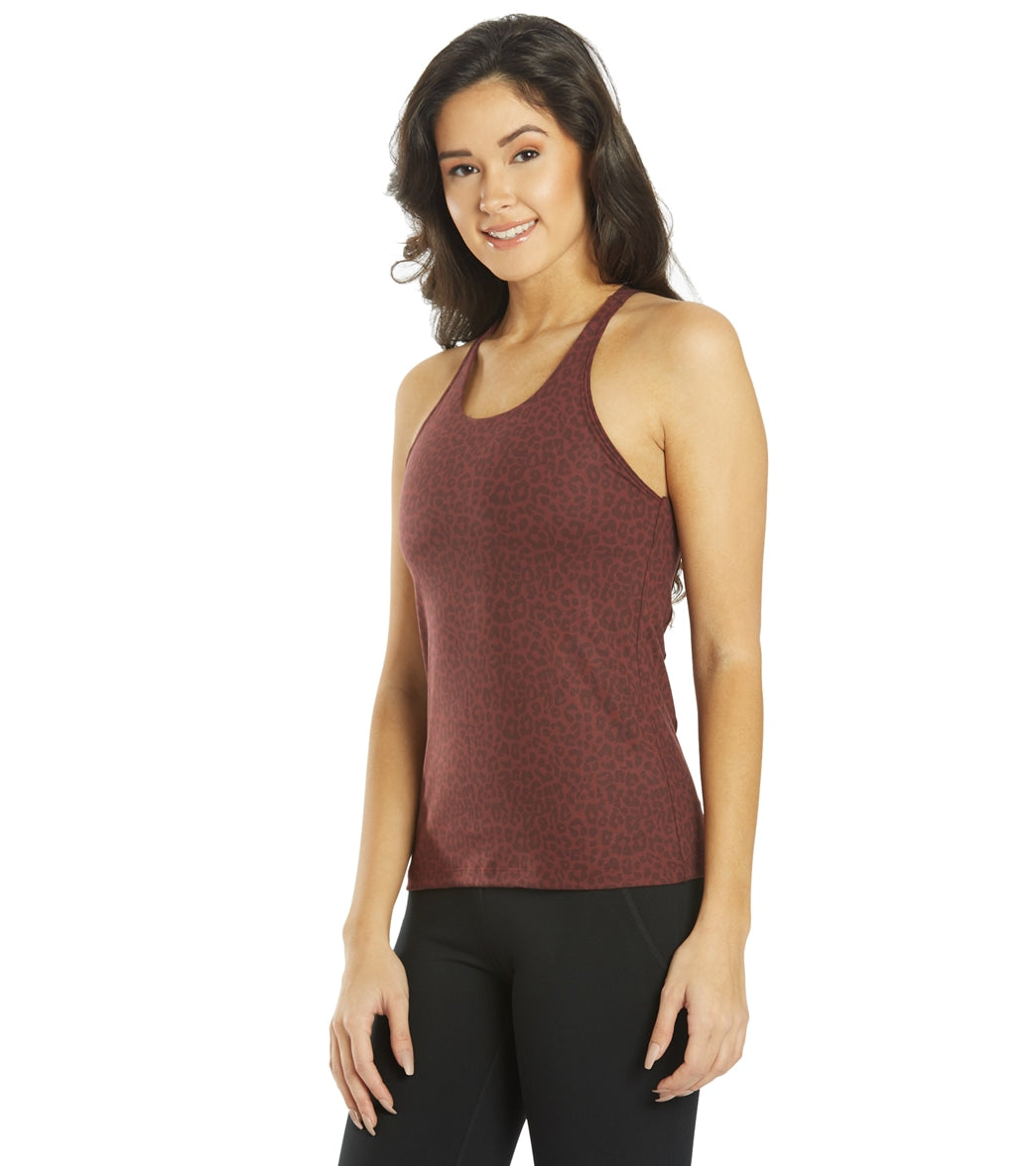 Everyday Yoga Instinct Solid Twisted Back Support Tank at YogaOutlet.com –