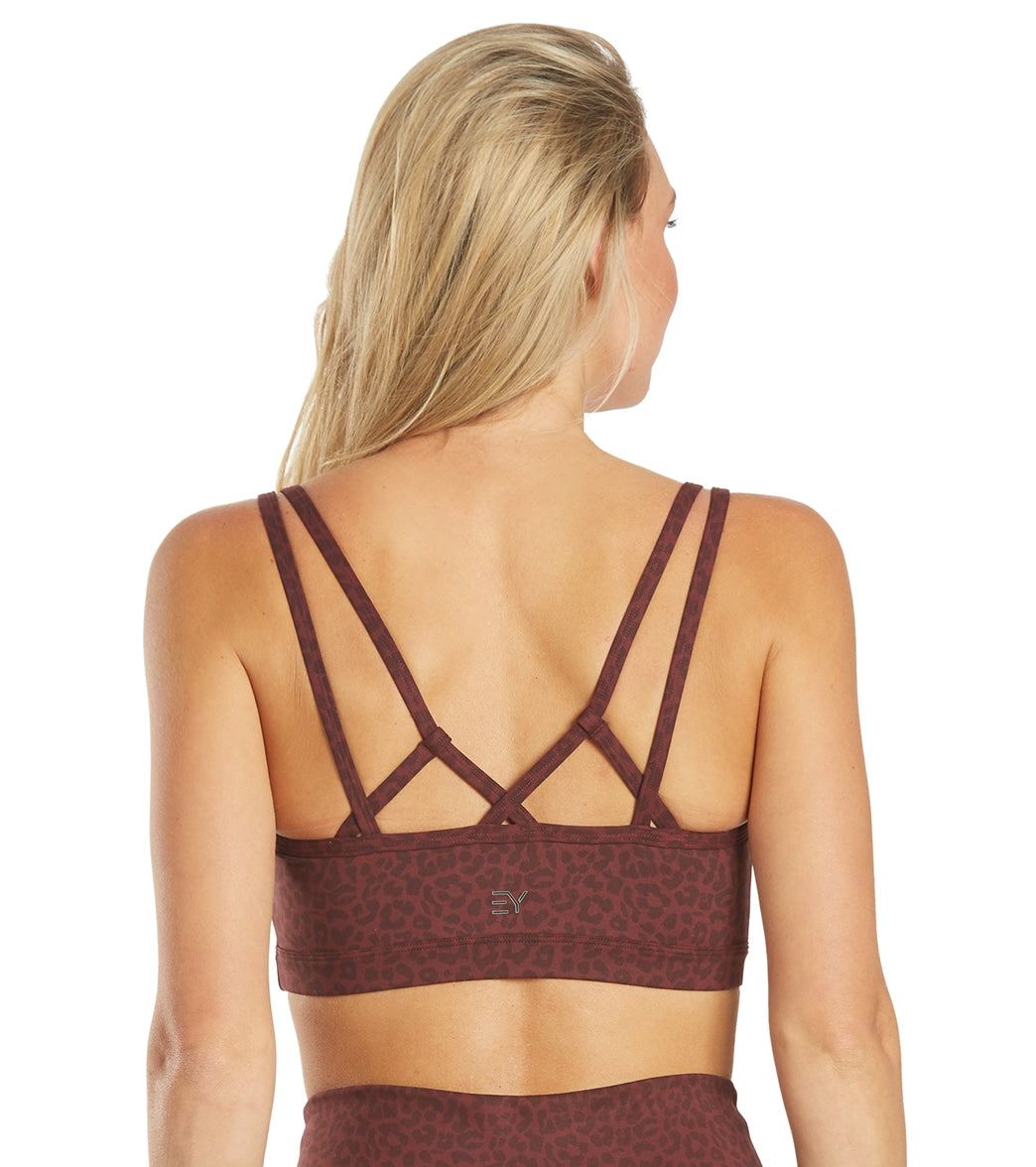 Everyday Yoga Radiant Tribe Strappy Back Sports Bra at YogaOutlet.com –