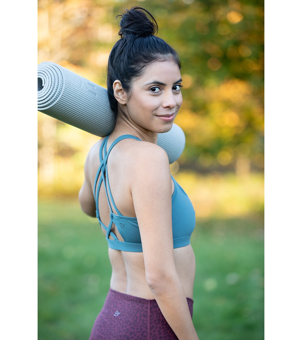 Everyday Yoga Girl's Wholesome Tribe Sports Bra at YogaOutlet.com –
