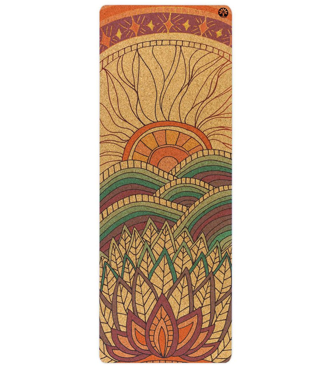 Yoloha Yoga Original cork Yoga Mat - 72 x 26 Plant Foam 6mm thick