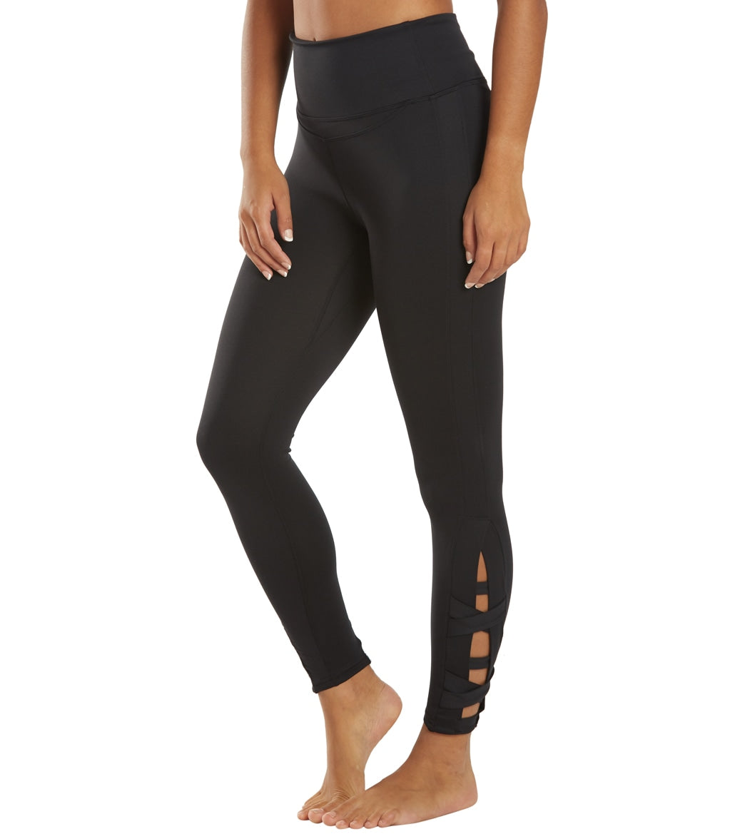 Free People Movement Printed Lose Control Wrap Leggings NWT XS crossover -  $43 New With Tags - From Kimberly