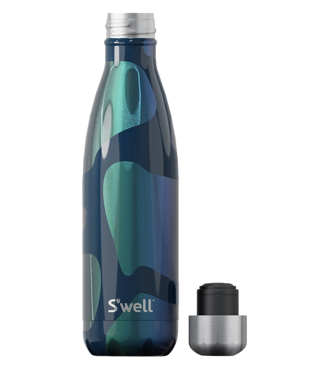 Elements S'well Men's Stainless Steel Water Bottle, Blue Granite, 25 fl oz