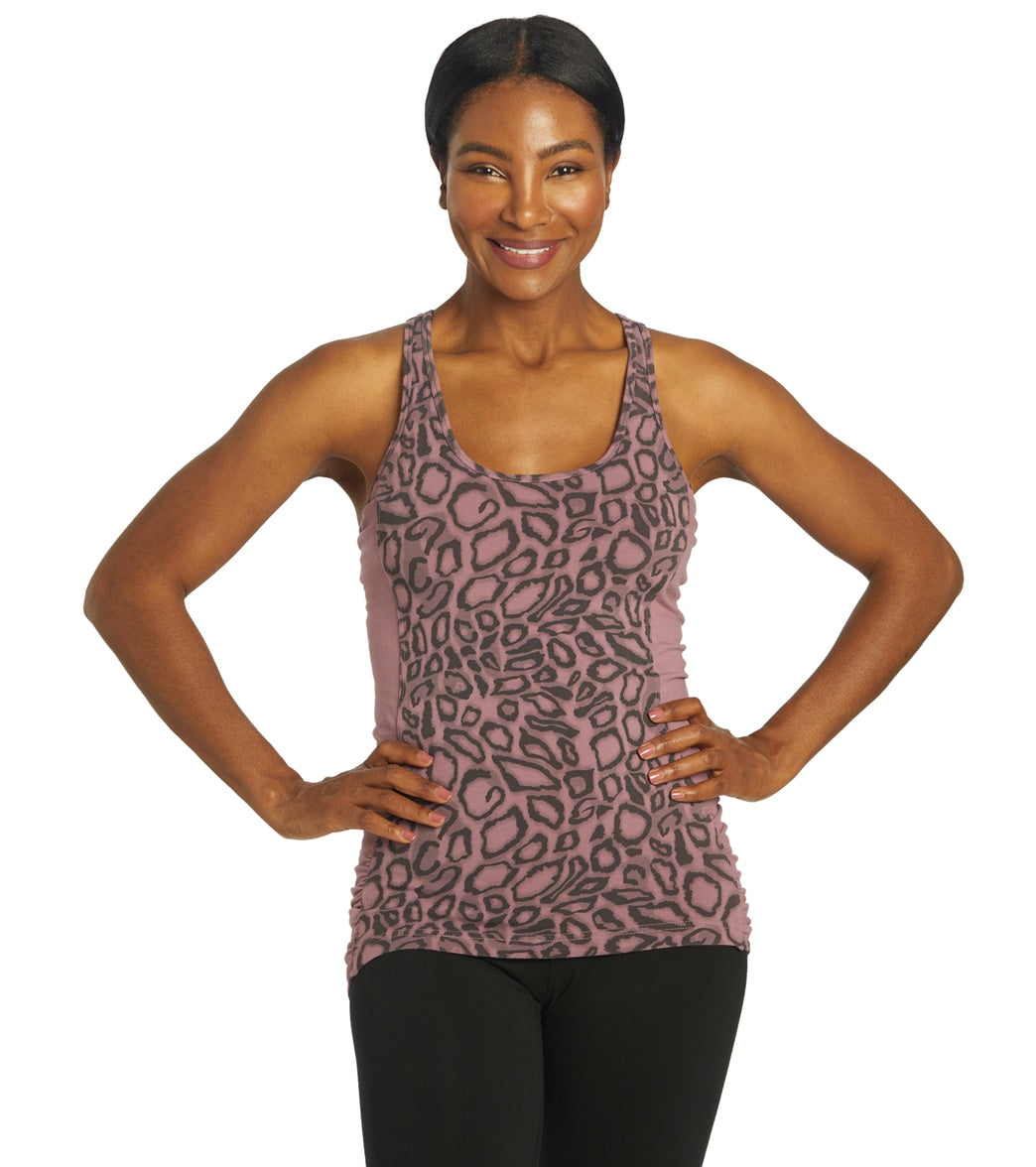 Hard Tail Hip Shirred Butterfly Tank at  - Free
