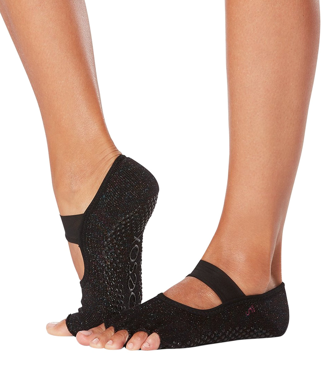 Full Toe Yoga Socks Men Silicone Non-slip Grip Pilates Five Toe Low-ankle  Toeless Sock
