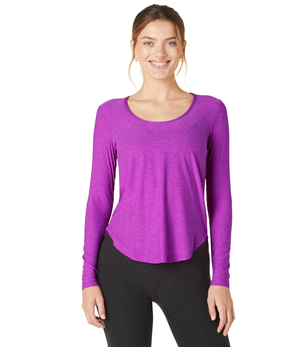 Beyond Yoga Featherweight Scooped Long Sleeve Pullover at