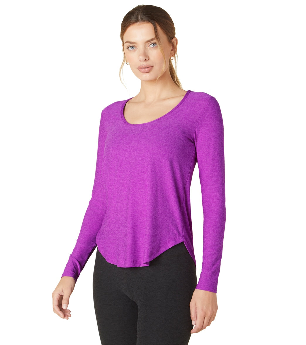 Beyond Yoga Featherweight Scooped Long Sleeve Pullover