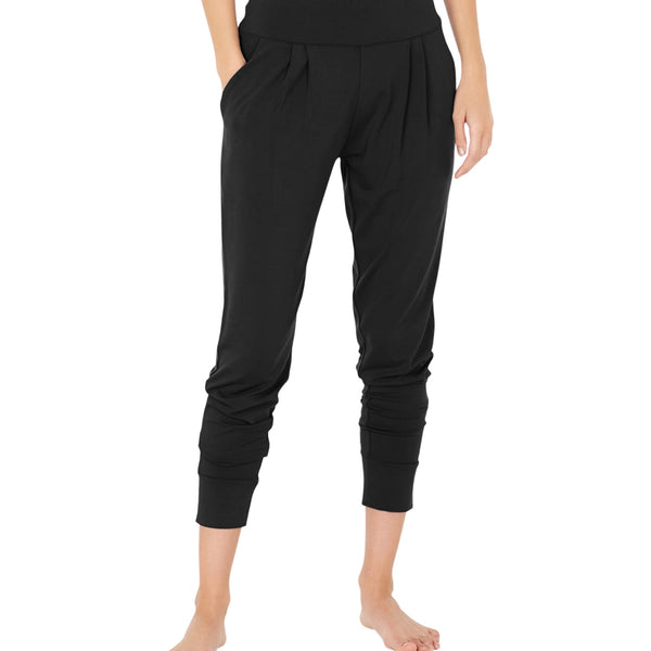 Boody, Women's Downtime Lounge Pants, Organic Bamboo Loungewear, Pyjama  Trousers, Black