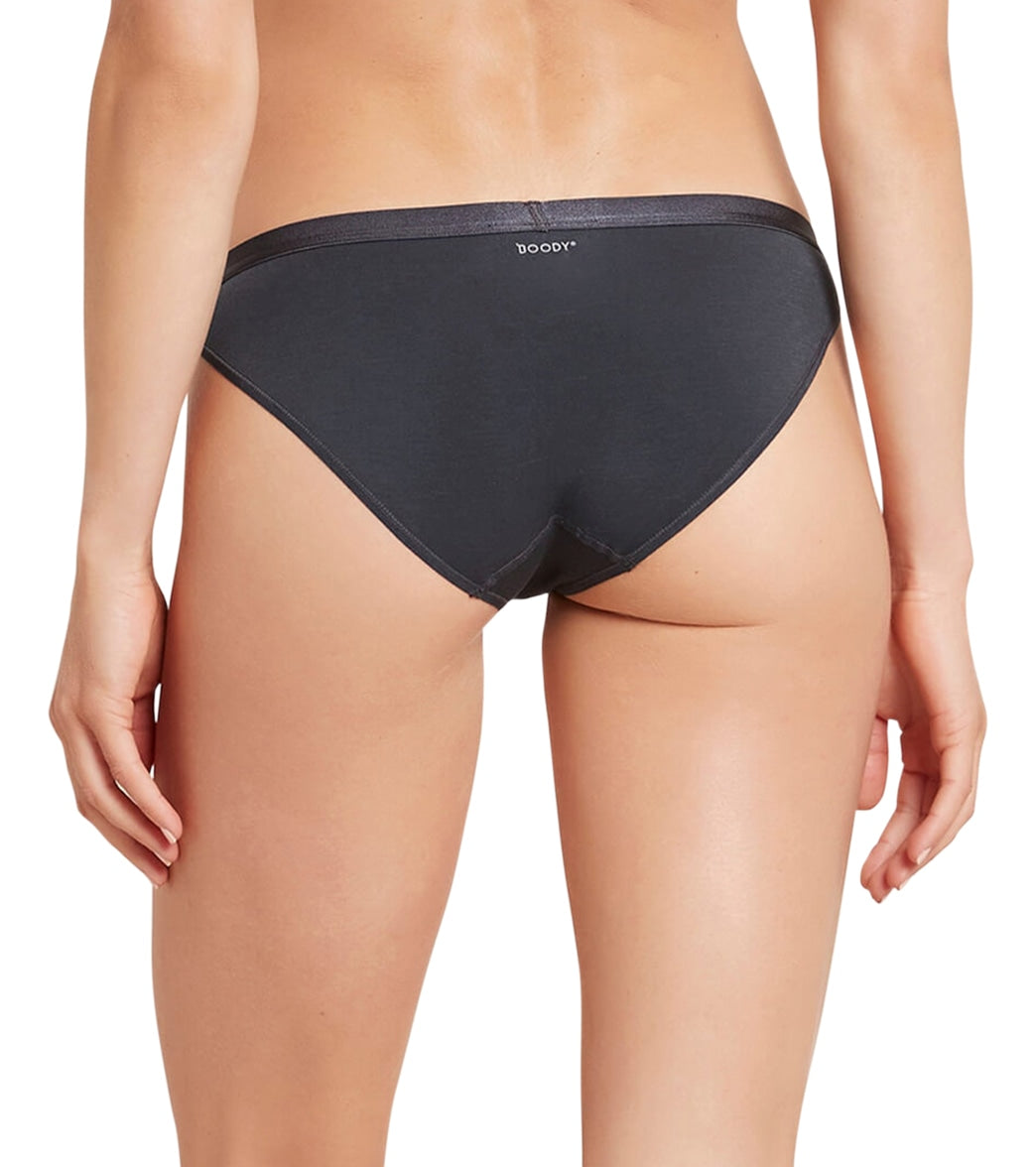 Boody | Women's LYOLYTE Ribbed High Leg Briefs | Organic Bamboo Underwear |  Seamless Knickers | 1 Pack