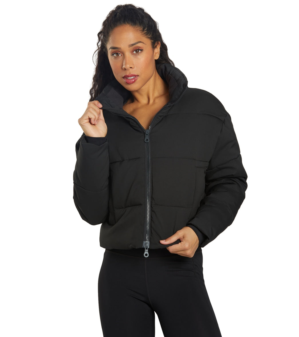 Alo Yoga Shell After Yoga Cropped Jacket at YogaOutlet.com - Free Shipping  –