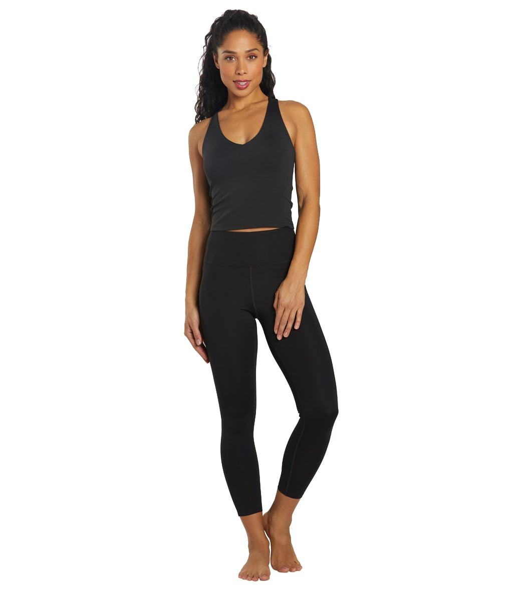 Girlfriend Collective 7/8 Length High Rise Pocket Leggings at