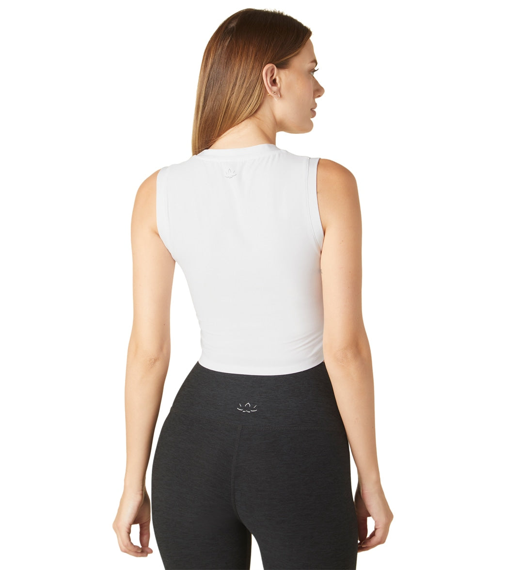 BEYOND YOGA Featherweight Top Notch Cropped Tank