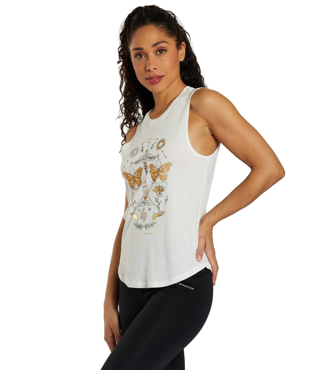 Balance Rocks Women's Tank Top / Women's Yoga Top/ Women's